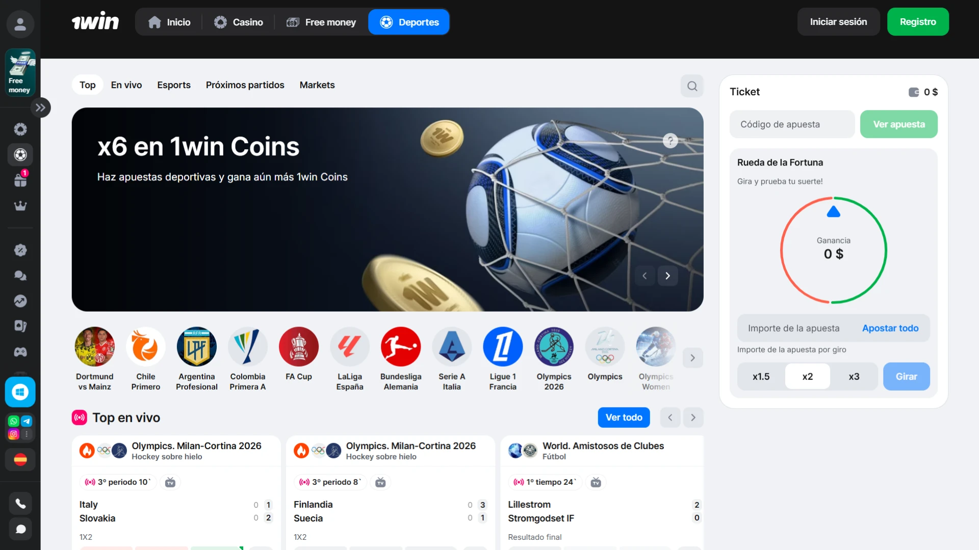 Realiza apuestas fácilmente en tus deportes favoritos en la plataforma oficial 1win.